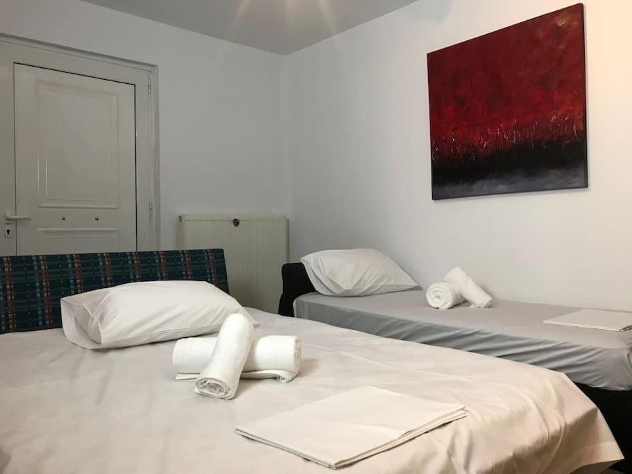 Apartamento 5 Min From Papageorgiou Free Indoor Parking Tesalónica Exterior foto